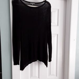 Sheer knit sweater